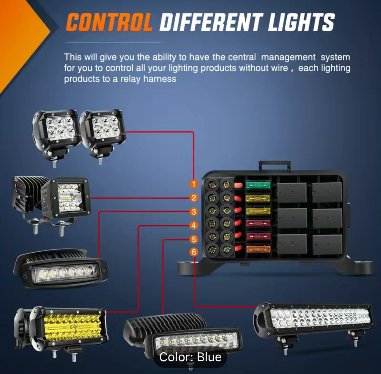 6 Gang Switch Box Panel